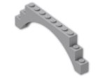 LEGO® Brick: Arch 1 x 12 x 3 6108 | Color: Medium Stone Grey