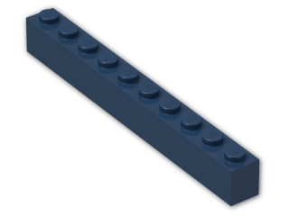 LEGO® Brick: Brick 1 x 10 6111 | Color: Earth Blue
