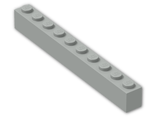LEGO® Stein: Brick 1 x 10 6111 | Farbe: Grey