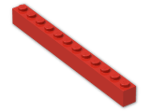 LEGO® Brick: Brick 1 x 12 6112 | Color: Bright Red