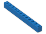 LEGO® Brick: Brick 1 x 12 6112 | Color: Bright Blue