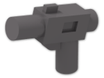 LEGO® Stein: Minifig Gun SW Small Blaster DC-17 61190a | Farbe: Dark Stone Grey