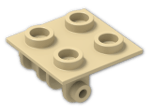 LEGO® Brick: Hinge 2 x 2 Top 6134 | Color: Brick Yellow