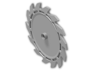 LEGO® Stein: Technic Circular Saw Blade 14 Tooth 61403 | Farbe: Silver