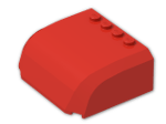 LEGO® Brick: Wedge 5 x 6 x 2 Curved 61484 | Color: Bright Red