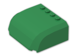 LEGO® Stein: Wedge 5 x 6 x 2 Curved 61484 | Farbe: Dark Green