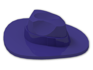 LEGO® Stein: Minifig Hat Fedora 61506 | Farbe: Medium Lilac