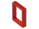LEGO® Stein: Window 1 x 4 x 4 6154 | Farbe: Bright Red