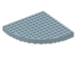 LEGO® Stein: Brick 12 x 12 Corner Round (Needs Work) 6162 | Farbe: Light Royal Blue