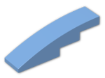 LEGO® Brick: Slope Brick Curved 4 x 1 61678 | Color: Medium Blue