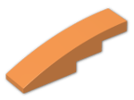 LEGO® Brick: Slope Brick Curved 4 x 1 61678 | Color: Bright Orange
