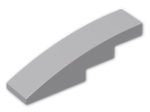 LEGO® Brick: Slope Brick Curved 4 x 1 61678 | Color: Medium Stone Grey