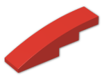 LEGO® Brick: Slope Brick Curved 4 x 1 61678 | Color: Bright Red