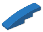 LEGO® Brick: Slope Brick Curved 4 x 1 61678 | Color: Bright Blue