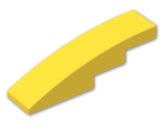 LEGO® Brick: Slope Brick Curved 4 x 1 61678 | Color: Bright Yellow