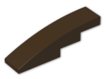 LEGO® Brick: Slope Brick Curved 4 x 1 61678 | Color: Dark Brown
