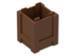 LEGO® Brick: Container 2 x 2 x 2 Crate 61780 | Color: Reddish Brown