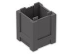 LEGO® Brick: Container 2 x 2 x 2 Crate 61780 | Color: Dark Stone Grey