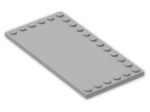 LEGO® Brick: Tile 6 x 12 with Studs on Edges 6178 | Color: Medium Stone Grey