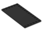 LEGO® Stein: Tile 6 x 12 with Studs on Edges 6178 | Farbe: Black