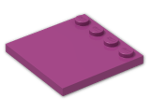 LEGO® Brick: Tile 4 x 4 with Studs on Edge 6179 | Color: Bright Reddish Violet