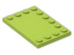 LEGO® Stein: Tile 4 x 6 with Studs on Edges 6180 | Farbe: Bright Yellowish Green