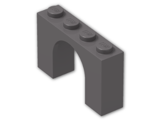 LEGO® Stein: Arch 1 x 4 x 2 6182 | Farbe: Dark Stone Grey