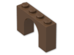 LEGO® Brick: Arch 1 x 4 x 2 6182 | Color: Brown