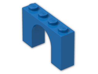 LEGO® Brick: Arch 1 x 4 x 2 6182 | Color: Bright Blue