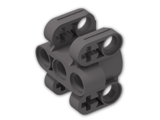 LEGO® Stein: Technic Power Functions Linear Actuator Motor Mount 61905 | Farbe: Dark Stone Grey