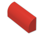 LEGO® Stein: Brick 1 x 4 x 1.333 with Curved Top 6191 | Farbe: Bright Red