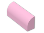 LEGO® Stein: Brick 1 x 4 x 1.333 with Curved Top 6191 | Farbe: Light Purple