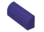 LEGO® Stein: Brick 1 x 4 x 1.333 with Curved Top 6191 | Farbe: Medium Lilac