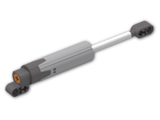 LEGO® Brick: Technic Power Functions Linear Actuator (Extended) 61927c01 | Color: Medium Stone Grey