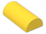 LEGO® Brick: Brick 2 x 4 with Curved Top 6192 | Color: Bright Yellow