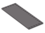 LEGO® Brick: Tile 6 x 16 with Studs on 3 Edges 6205 | Color: Dark Stone Grey