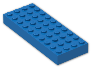 LEGO® Stein: Brick 4 x 10 6212 | Farbe: Bright Blue