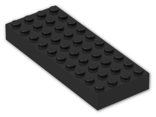 LEGO® Brick: Brick 4 x 10 6212 | Color: Black