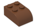 LEGO® Stein: Brick 2 x 3 with Curved Top 6215 | Farbe: Reddish Brown