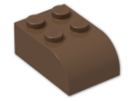 LEGO® Stein: Brick 2 x 3 with Curved Top 6215 | Farbe: Brown