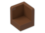 LEGO® Stein: Panel 1 x 1 x 1 Corner with Rounded Corners 6231 | Farbe: Reddish Brown