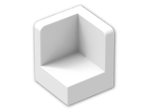 LEGO® Stein: Panel 1 x 1 x 1 Corner with Rounded Corners 6231 | Farbe: White