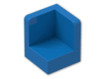 LEGO® Brick: Panel 1 x 1 x 1 Corner with Rounded Corners 6231 | Color: Bright Blue