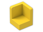 LEGO® Brick: Panel 1 x 1 x 1 Corner with Rounded Corners 6231 | Color: Bright Yellow