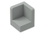LEGO® Brick: Panel 1 x 1 x 1 Corner with Rounded Corners 6231 | Color: Grey