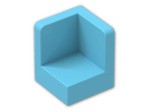 LEGO® Stein: Panel 1 x 1 x 1 Corner with Rounded Corners 6231 | Farbe: Medium Azur
