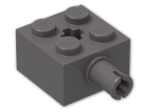 LEGO® Stein: Brick 2 x 2 with Pin and Axlehole 6232 | Farbe: Dark Stone Grey