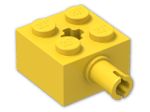 LEGO® Stein: Brick 2 x 2 with Pin and Axlehole 6232 | Farbe: Bright Yellow