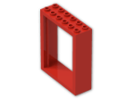 LEGO® Brick: Door 2 x 6 x 6 Frame Freestyle 6235 | Color: Bright Red