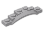 LEGO® Brick: Car Mudguard 6 x 1.5 x 1 with Arch 62361 | Color: Medium Stone Grey